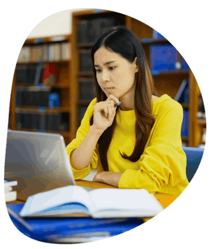 Student using academic translation services in Melbourne for university admission documents with quality.