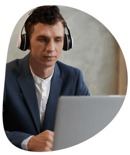 Transcriber ensuring quality, security and accessibility in Entertainment transcription services for global media.