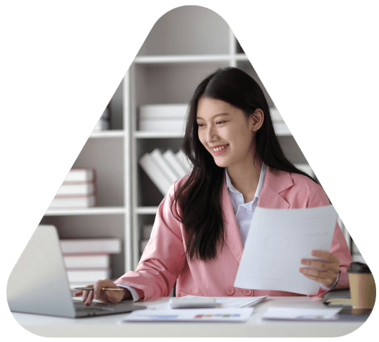 Translator working on document translations for a client in Boca Raton, ensuring accuracy and fluency in each project.