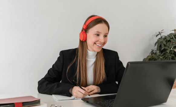 A transcriptionist delivering accurate and affordable transcription services in Durham, North Carolina.