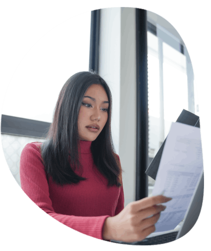 The client utilizing ATA certified translation services for official documents from a trusted agency.