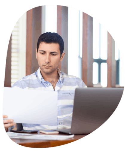 A client utilizing ATA Translation Services for official legal documents like birth certificates and contracts.