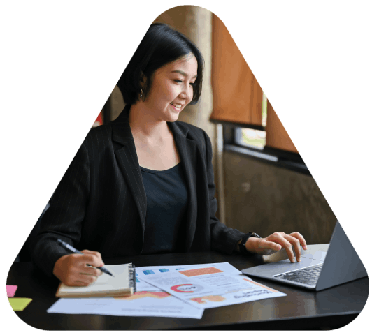 A translator edits a localized website page for Augusta, ensuring Augusta Translation Services matches the local tone.
