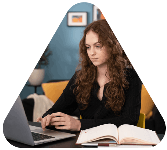 A client using Book typing services for multilingual content, where a typist converts books into accurate digital formats.