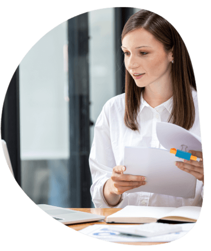 Customer using affordable certified translation services for personal documents like birth certificates and visas.