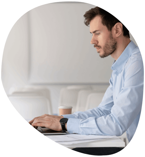 The customer uses translation services in Burbank to overcome language barriers and expand their business internationally.