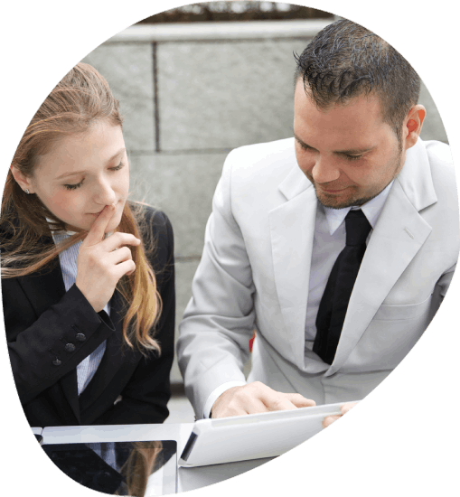 A team reviews a multilingual business report while 24 Hour Translation Services keep tables and terms consistent.