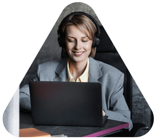 A linguist reviews Captioning Services US USA multilingual subtitles on a laptop, helping one video reach diverse language.