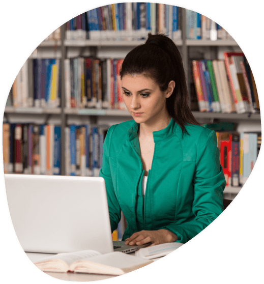 A student using certified translation services and legal compliance for academic and professional documents.