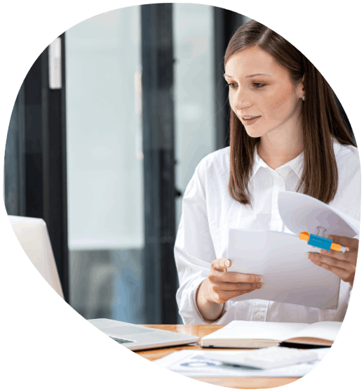 Customer using professional certificate translation services in Elizabeth, NJ, for documents like marriage certificates.