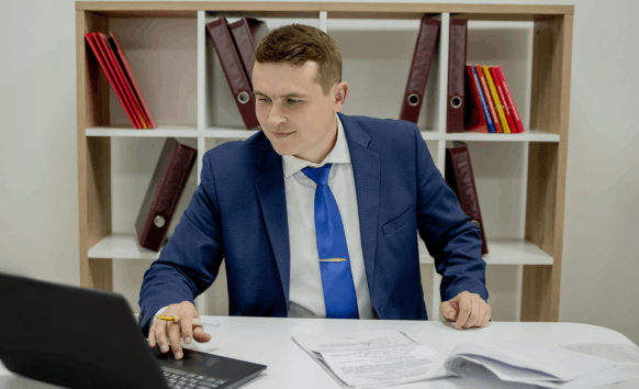 A translator is working on certified translation services in West Palm Beach for accurate document translation.