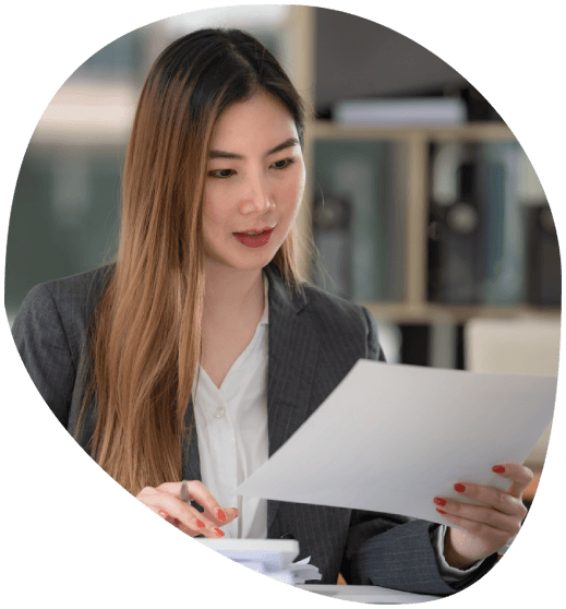 The certified translator works on providing expert translations for clients needing certified translations.