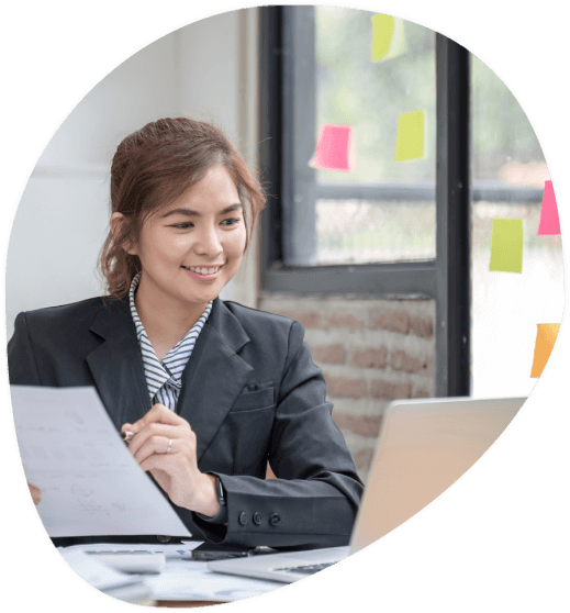 An expert translator working on translating sensitive business or legal documents with confidentially.