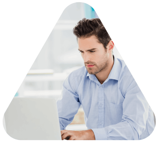 Client reviewing their accurately translated document and reflecting excellent translation services in Miramar.