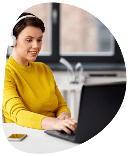 A client learning how different factors, including video length & additional service, affect closed captioning service rates.