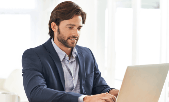 A translator working quickly to provide Express translation for time sensitive business documents with a fast turnaround.