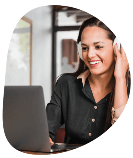 Transcriber providing advanced tools from Transcription Services in California, US for accurate multilingual transcripts.