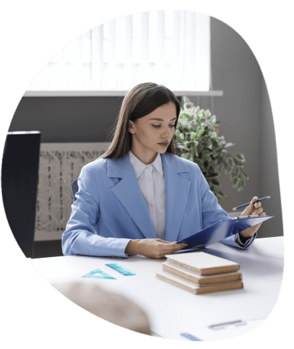 A translator working on financial documents, ensuring accuracy and reliability for Houston translation services customers. A translator working on financial documents, ensuring accuracy and reliability for Houston translation services customers.