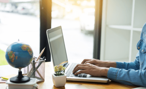 Translator working on secure, fast, and accurate Houston translation services benefiting multiple industries.