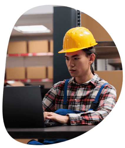 Industry worker receiving same day translation services in Round Rock to meet urgent business needs.