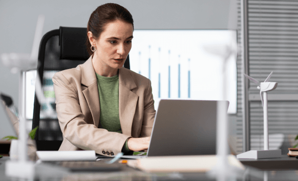 Translator working on IoT Translation dashboard ensuring secure, accurate multilingual IoT content for global expansion.