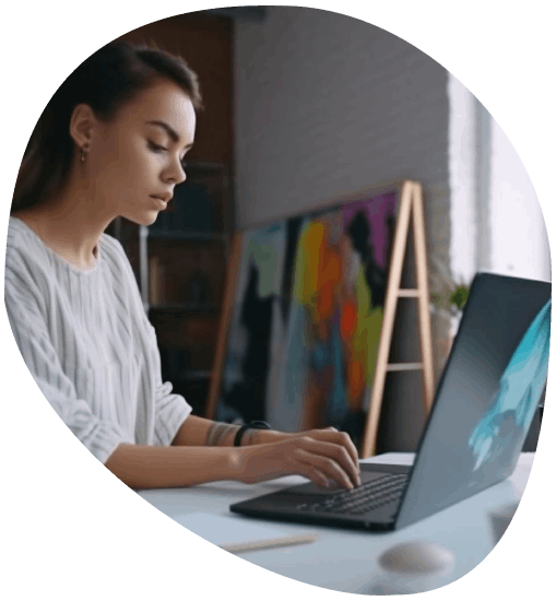 A designer proofreads localized UX microcopy while Newport News Translation Services ensure consistent UX copy localization.