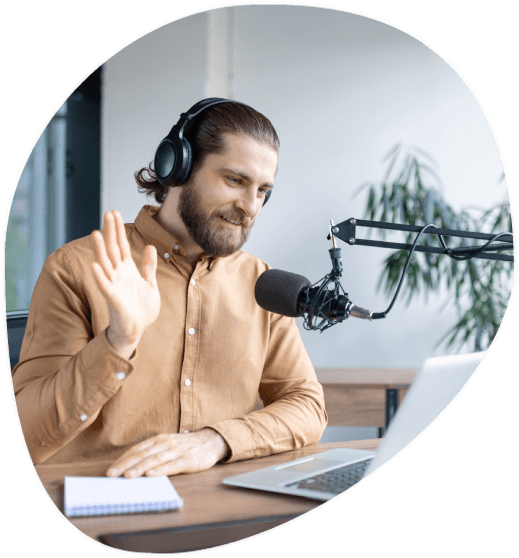 A specialist reviews a supported formats list for Media Transcription Services, comparing MP3, WAV, M4A and FLAC audio.