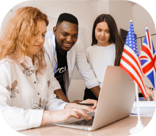 A strategist maps multilingual website pages as Allentown Translation Services localizes content for Allentown audiences.