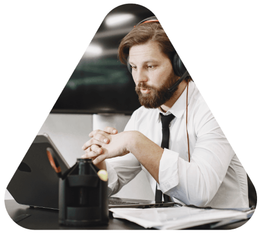 Customer benefits from telecommunication translation a transcriptionist adapts user interfaces for international use.