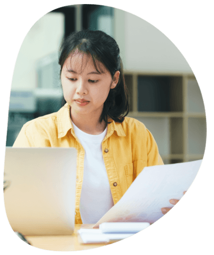 A client uploads an official document for online certification and uses Translation in Hollywood to receive a stamped copy.