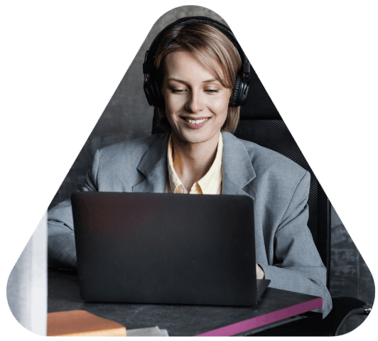 Expert delivering Open Captioning, providing accurate text for videos that cannot be turned off for enhanced accessibility.