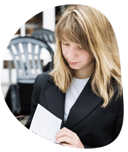 A certified packet is assembled for court filing as Manchester Translation Services prepares official document translation.