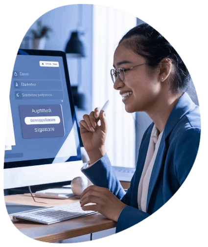 A project coordinator uploads files to Manchester Translation Services using a global online portal for fast handoffs.