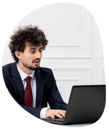 Translator working on Confidential document translation from start to finish, ensuring data security.