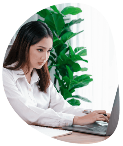 Customer benefiting from quick and accurate 24 hour translation services, with native translators delivering translations.