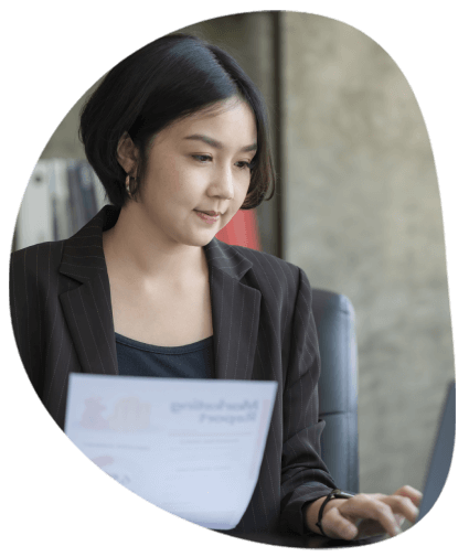 Typist working on a quick delivery legal Document Typing service, ensuring that urgent projects are completed on time.