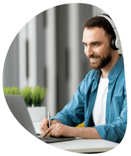 Client benefiting from the transformation of Entertainment content through precise transcription services for global reach.