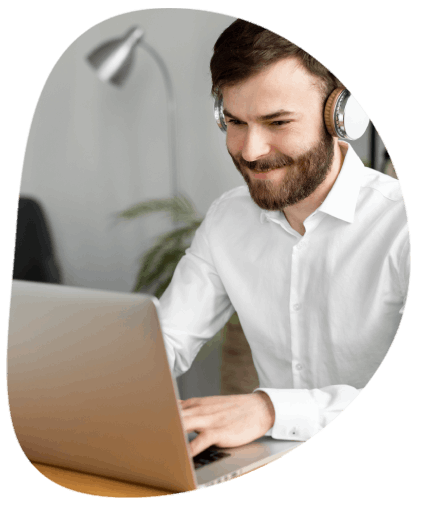 Customer benefiting from scalable transcription solutions offered by Transcription Services in California, US.