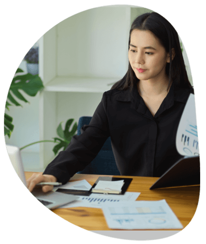 A typist ensuring secure and confidential Document Typing for clients, handling sensitive data with privacy and protection.