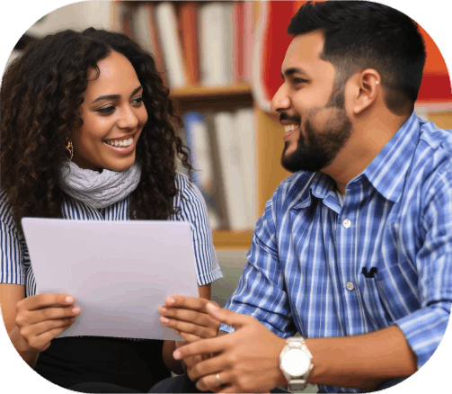 A parent organizes Spanish family records as Green Bay Translation Services delivers personal document translations on time.
