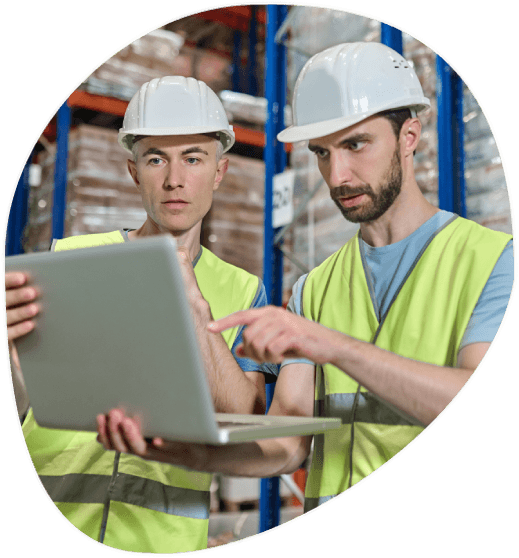 An engineer reviews a safety manual translation with Expert Translation in Columbia, Missouri, for clear technical content.