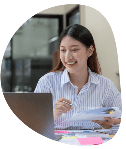 A project manager builds a terminology kit spreadsheet as Flyer translation services set approved terms and do-not-translate.
