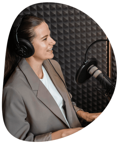 A customer for transcribing different types of media recordings, including podcasts, webinars, and TV segments. A customer for transcribing different types of media recordings, including podcasts, webinars, and TV segments.