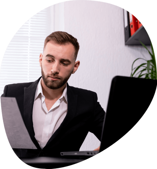 A translator proofreads a document at midnight, delivering accurate 24/7 Translation Services in Fairfield for same-day.