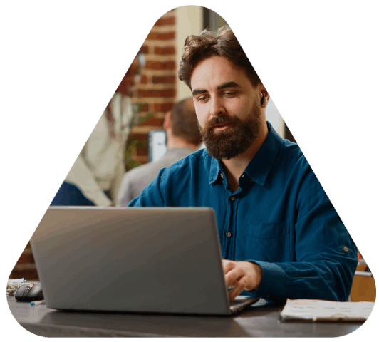 The customer uses translation services in Ontario through a language company with professional translators.