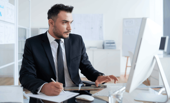 Expert translator delivering high quality output as part of Translation in Southport, helping a customer understand.