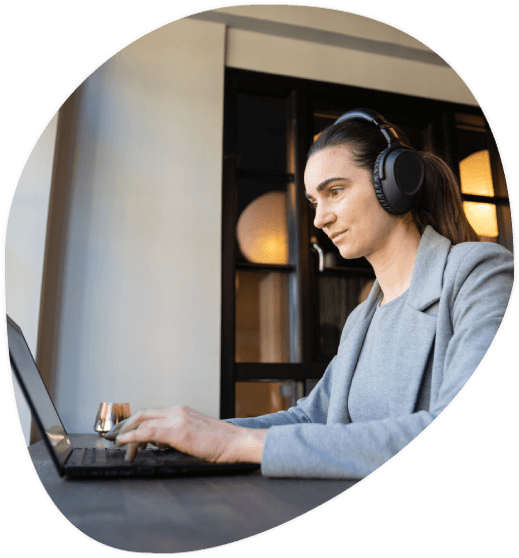 The transcription expert explains Irish vs Gaelic language differences, providing transcription services for clients.