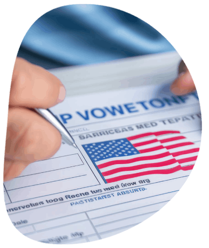 An attorney reviews a translated affidavit for a USCIS packet as Newport News Translation Services handle immigration.