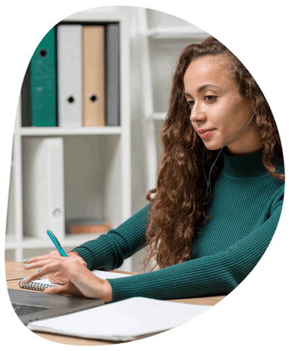 A paralegal compares names and dates as Green Bay Translation Services completes USCIS-accepted marriage translation.