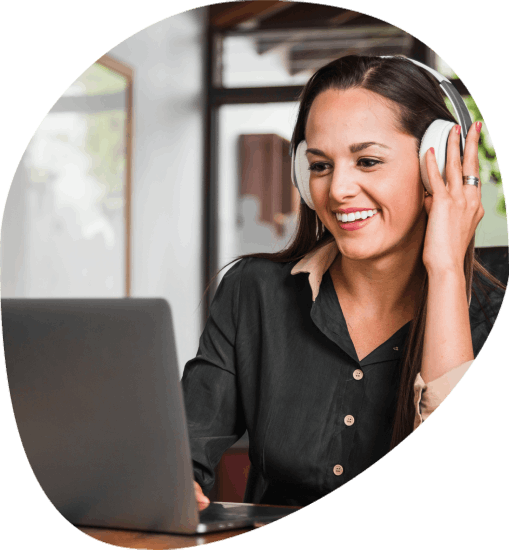 A transcriptionist creates sermon notes from church audio, using Verbatim Transcription Services to capture every pause.